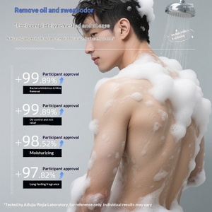 Sapone Artigianale Azure al Profumo di Olio Essenziale, Fragranza a Lunga Durata, Detergente Viso Uomo, Controllo Olio, Rimozione Acari, Pelle Grassa - Product Image 4