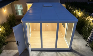 Pabellón Modular de Lujo, Sala de Recepción Prefabricada de Vidrio, Espacio de Vida Exterior Personalizado - Product Image 4