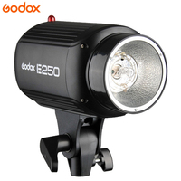 Kit d'éclairage de studio Godox E250 250w avec support et sac pour boîte à lumière, ensemble d'éclairage vidéo, lumière stroboscopique de studio photo 110v/220v