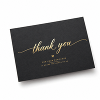 Carte de visite personnalisée de luxe noire gaufrée avec logo estampé à chaud en or pour cartes d'identité VIP et cartes professionnelles