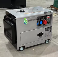 Groupe électrogène diesel super silencieux pour usage domestique, 5 kW, 8 kVA, 10 kVA