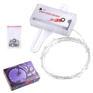 Luz LED para Rueda de Bicicleta, Color Rojo, para Ciclismo Nocturno, Alimentada por Batería, Montaje en el Cuadro Trasero, Linterna, Accesorio para Bicicleta - Product Image 2