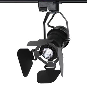 Luminaria de Aluminio de Superficie GU10 con Puerta de Granero y Carcasa de Pared de 4 Hojas, Soporte para Luz <span class=keywords><strong>LED</strong></span> de Riel para Aplicaciones en Centros Comerciales - Product Image 6