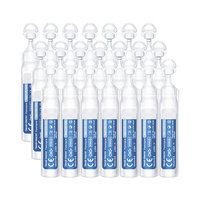 Ampoule saline isotonique NaCl 15 ml stérile pour rinçage nasal, solution de nettoyage physiologique, disponible en OEM
