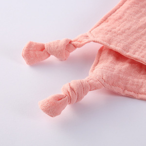 Mignon 100% coton mousseline nouveau-né doux couverture de sécurité bébé lit jouet bébé couette jouet bébé Animal <span class=keywords><strong>lapin</strong></span> câlin couverture - Product Image 3
