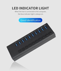 Acasis High Speed 5Gbps Splitter Divisor USB industrial con adaptador de corriente independiente integrado para PC - Product Image 5