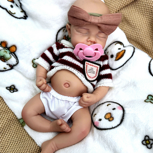 Muñecos de Silicona Suave, Bebés Gemelos Recién Nacidos con Boca Abierta, para Niños Pequeños, Regalo de Cumpleaños, Muñeca Reborn, Coleccionables - Product Image 1