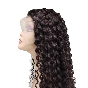 Perruques <span class=keywords><strong>Lace</strong></span> <span class=keywords><strong>Frontal</strong></span> Cheveux Humains Bouclés Densité 250% Perruques <span class=keywords><strong>Lace</strong></span> Indiennes Remy <span class=keywords><strong>Sans</strong></span> <span class=keywords><strong>Colle</strong></span> pour Femmes Noires Perruques Cheveux Bouclés - Product Image 1