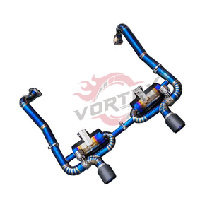 Échappement arrière Valvetronic en acier inoxydable 304 Vortex pour Porsche 718 Boxster Cayman GT4 2017-2020, montage direct - Product Image 2