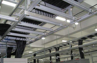 Échelle à câbles en alliage d'aluminium léger pour la construction industrielle, pour station de base 5G et pose de câbles