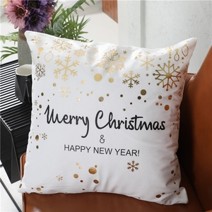 ปลอกหมอนผ้าฝ้ายลาย100% ออกแบบได้ตามต้องการปลอกหมอนตกแต่งลายคริสต์มาสขนาด40*40 - Product Image 2