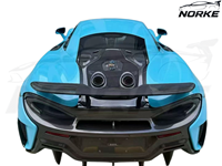 Nouveau kit de conversion de pare-chocs avant/arrière en fibre de carbone pour coupé 540C/570S/600LT, noir carbone, installation par clip, garantie 1 an