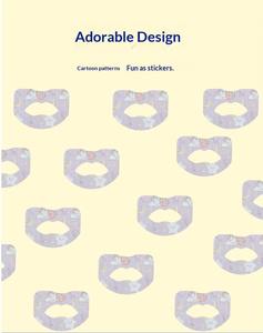 Çocuk Rehabilitasyon Terapisi Malzemeleri Horlama ve Nefes Alma Düzeltmesi için Ağız Kapatma Bandı, Açık Ağız Uyku Sızdırmazlık Bandı - Product Image 4