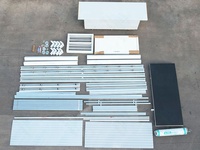 Structure de conteneur plat en acier inoxydable de 20 pieds, design moderne, garantie 5 ans pour la construction modulaire de bureaux