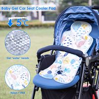 Coussin de glace pour chaise d'été Coussin de refroidissement pour siège de voiture pour bébé Tapis de siège de voiture en gel pour siège de voiture et poussette Coussin de refroidissement pour siège de sécurité pour enfant