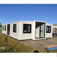 Maisons conteneurs papillon de luxe fabriquées en Chine, construction rapide, maison préfabriquée extensible de 40 pieds en acier