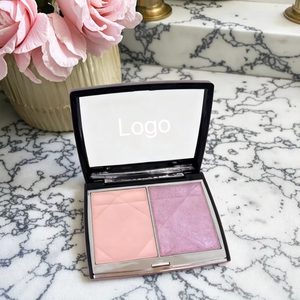 Proveedor Mayorista de Maquillaje - Paleta de Contorno de Doble Color con Rubor de Alto Brillo 8g, Iluminador Mate y Polvo Brillante - Product Image 4