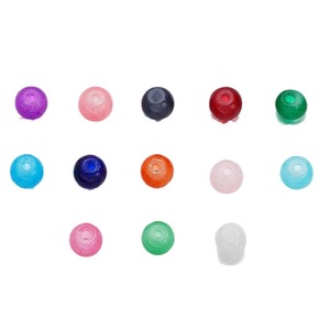 Perles de verre rondes de 4 mm, perles en vrac pour la création de bijoux DIY, accessoires multicolores, perles dispersées - Product Image 4