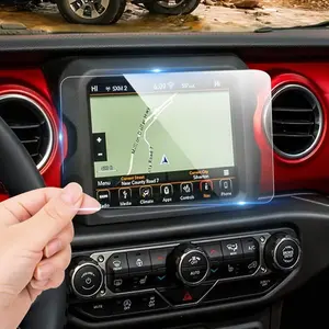 Voor Jeep Wrangler Jl Gladiator Jt 2018 2019 2020 2021 2022 2023 8.4Inch Navigatie Gehard Glas Touchscreen Beschermende Film