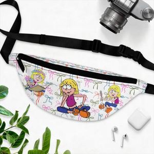 กระเป๋าคาดเอวคีย์เมย์ ลายการ์ตูนน่ารัก ผ้าโพลีเอสเตอร์ ใช้ได้ทุกเพศทุกวัย เหมาะสำหรับใช้ในชีวิตประจำวัน มีซิป กันน้ำ พกพาสะดวก - Product Image 4