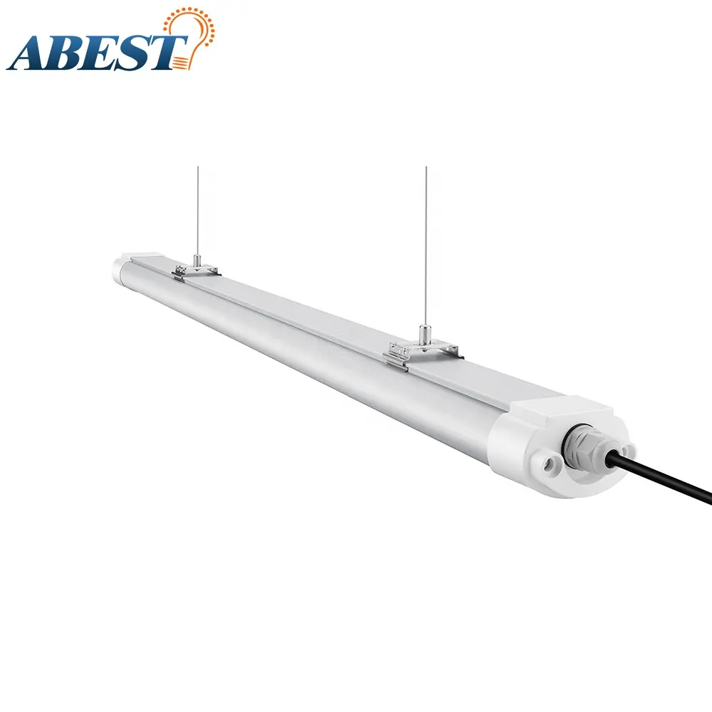 batten light 2/3/4/5/6ft ip65 waterproof batten light aluminum shell linear led batten light for supermarket warehouse