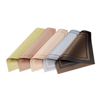 Napperon en PVC vinyle résistant à la chaleur tissé personnalisé de luxe Style classique pour Table à manger emballé dans un carton