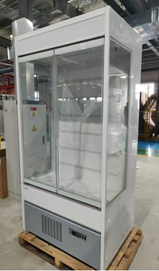Refrigerador con Cortina de Aire de Gran Capacidad, Refrigerador con Puerta Corredera para Exhibición, Refrigerador para Almacenamiento de Vegetales en Restaurantes - Product Image 2