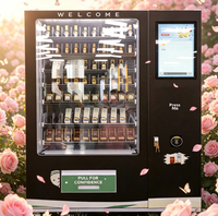 Distributeur automatique de parfum gris foncé de style professionnel pour hall de bâtiment commercial, distributeur automatique de parfum pour la vente au détail