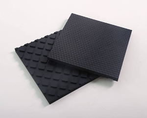 سداسية مقاومة للانزلاق مستقرة الحصان البقر السلامة امتصاص الصدمات المطاط حصيرة - Product Image 2