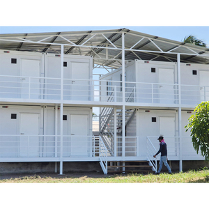 Maison Modulaire Conteneurisée à Deux Étages pour Dortoirs de Travailleurs, Conception Empilable, Installation Rapide, Quartiers Préfabriqués pour le Personnel de Camp - Product Image 6