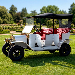 Voiture électrique classique à 5 places, rechargeable, homologuée pour la route, pour le tourisme, style rétro, voiture de sport vintage - Product Image 1