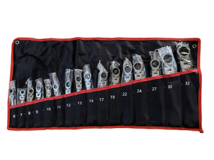 Bộ cờ lê ratchet 16 món, bộ cờ lê kết hợp đầu mở và đầu lục giác, dụng cụ cầm tay bằng thép Chrome Vanadium, bộ cờ lê ratchet - Product Image 3