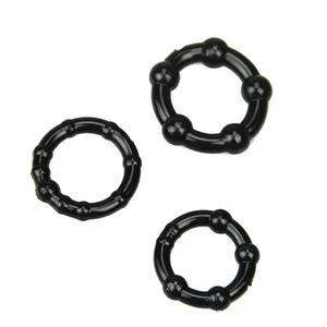 Mainan Seks Pria <span class=keywords><strong>Penis</strong></span> Delay Ejaculation O Beaded TPE Cock <span class=keywords><strong>Ring</strong></span> untuk Pria - Product Image 5