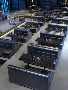 Serin bar mobilya gece kulübü KTV gece kulübü led ışığı küp masa toptan nargile salon mobilyası - Product Image 2