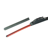 Design innovant Kction meilleure vente essuie-glace K-770 rouge PC Board sans cadre 16 adaptateurs lame d'essuie-glace de voiture multifonctionnelle
