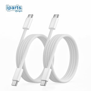 Cables trenzados PD de 60 W, tipo C a tipo C, para iPhone 15 Pro Max, iPad, USB-C, carga rápida - Product Image 1