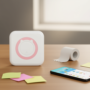 Imprimante thermique portable Phomemo Mini 58 mm sans fil rechargeable sans encre pour étiquettes, photos, notes d'étude et mémos - Product Image 2