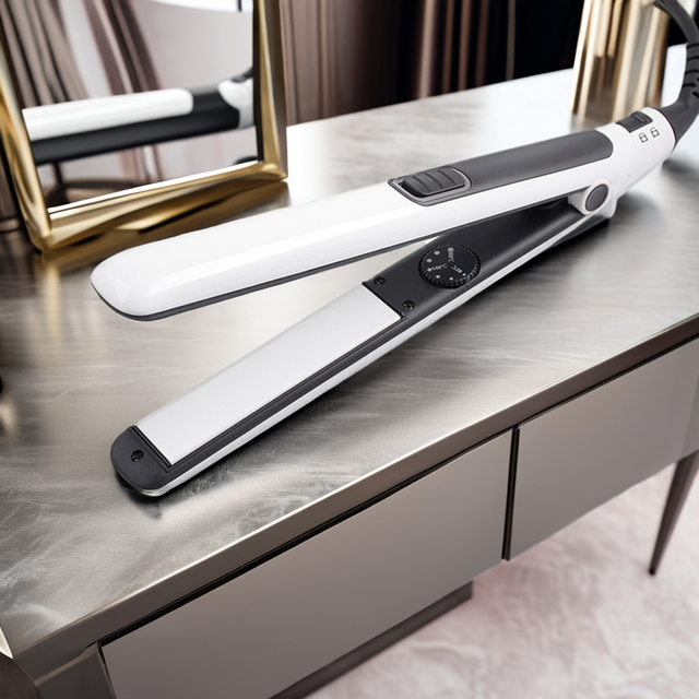Professional LED Hair Straightener 360 Degree Wholesale Ceramic Flat Iron Custom Logo Hair Straightener Styling Comb