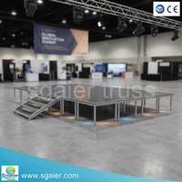 Table de DJ portable en aluminium de haute qualité, pliable, mobile, pour bar de nuit et événements