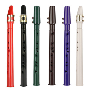 Sassofono <span class=keywords><strong>Tascabile</strong></span> Nero Mini Portatile con Borsa per il Trasporto, Strumento a Fiato - Product Image 1