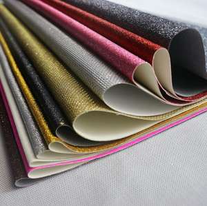 Tissu <span class=keywords><strong>en</strong></span> cuir PU irisé brillant de qualité supérieure, économique et exquis, <span class=keywords><strong>pour</strong></span> sacs, vêtements, textiles d'ameublement extensibles - Product Image 2