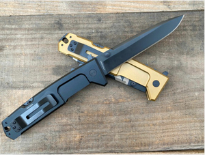 Couteau de poche personnalisable ER NEMESIS, qualité OEM, lame pliante en acier à haute teneur en carbone ultra-affûtée, manche en aluminium, 20 cm, garantie 1 an - Product Image 3