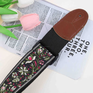 สายสะพายกีตาร์อะคูสติกแบบโพลีเอสเตอร์ขนาด 2 นิ้ว พร้อมโลโก้สั่งทำพิเศษ สายสะพายไหล่ PU นุ่มสบาย ขนาดตรงตามที่ต้องการ ส่งตรงจากบริษัท - Product Image 6