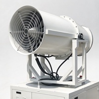Canon à brouillard d'eau haute pression 60m avec débit d'eau stable pour la gestion de la poussière dans les mines