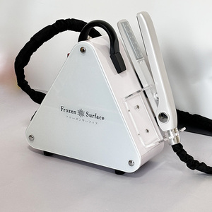 R Ice Cold Frozen Flat Iron Machine de traitement des soins capillaires Thérapie congelée Dispositif de traitement frais Équipement de salon de réparation de cheveux endommagés - Product Image 3