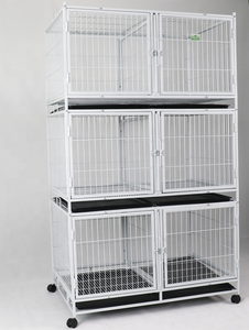 Wholesale2- 3 Tầng 6 Cửa Chăn Nuôi Ống Thép Hình Vuông Chó Lồng Mèo Lồng Động Vật - Product Image 5