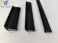 Lèvre d'essuie-glace en caoutchouc polyuréthane (PU) pour machine CNC, vente en gros d'usine, pour couvercle télescopique en acier