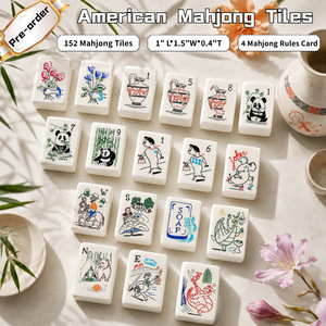 En stock : Jeu de Mahjong sur le thème du panda pour les réunions de famille et d'amis, un jeu de cartes détente pour le divertissement - Product Image 3
