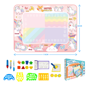 Lienzo de agua para niños, grafiti, dibujo mágico, bolígrafo de repetición súper grande, tablero de dibujo para bebés en edad preescolar - Product Image 5