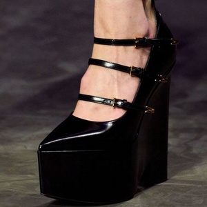Zapatos de Mujer Mary Jane Nuevos, Tacones de Plataforma Súper Altos, Sandalias Sexys con Punta en Pico, Zapatos de Tacón con Hebilla para Fiesta - Product Image 5